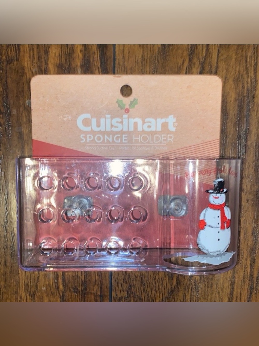 Cuisinart Happy Holidays Snowman ⛄️ Sponge Holder